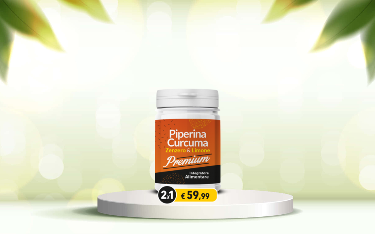 Prova Piperina e Curcuma Premium per depurare l’intestino e ritrovare il benessere